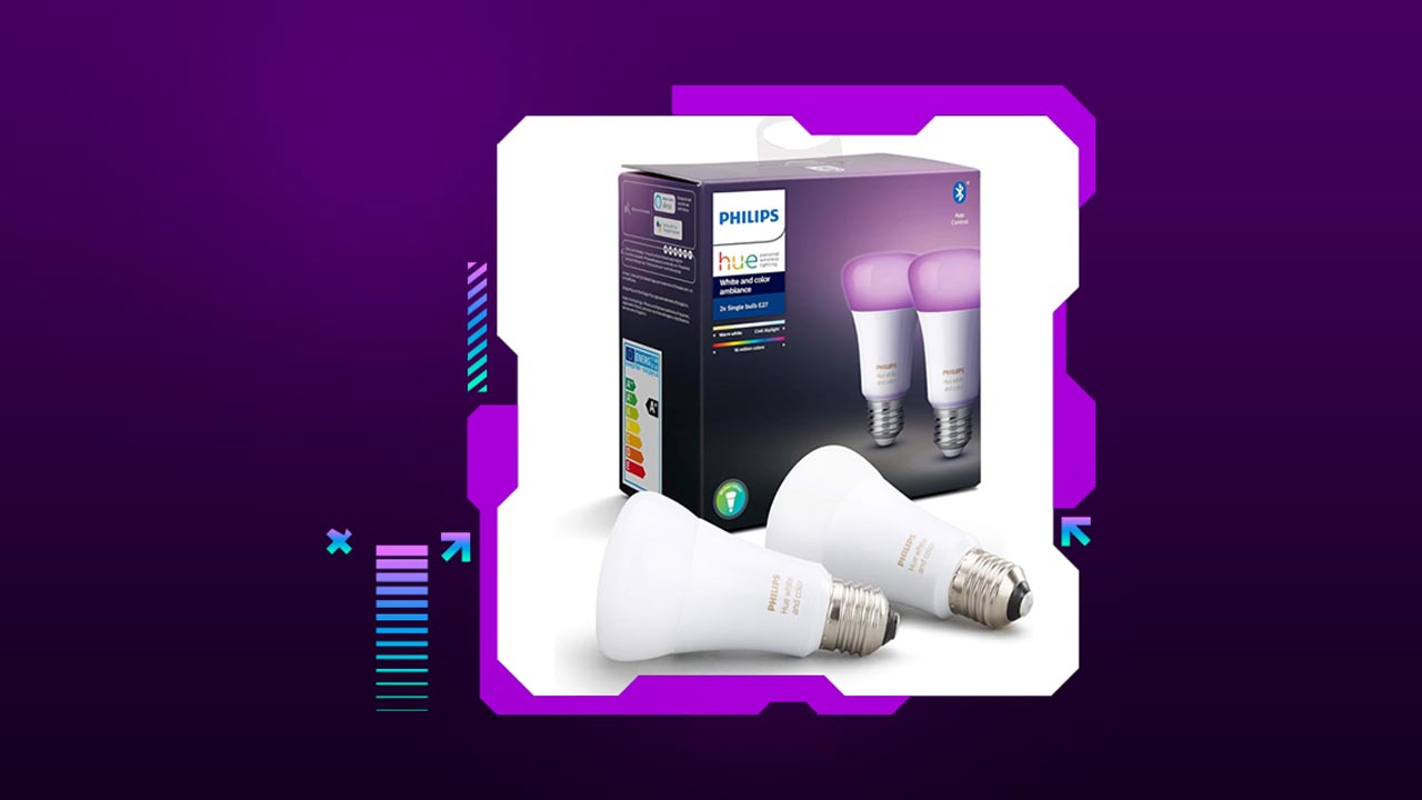 A Photo of Philips Hue White and Color Ambiance LED Bulb
