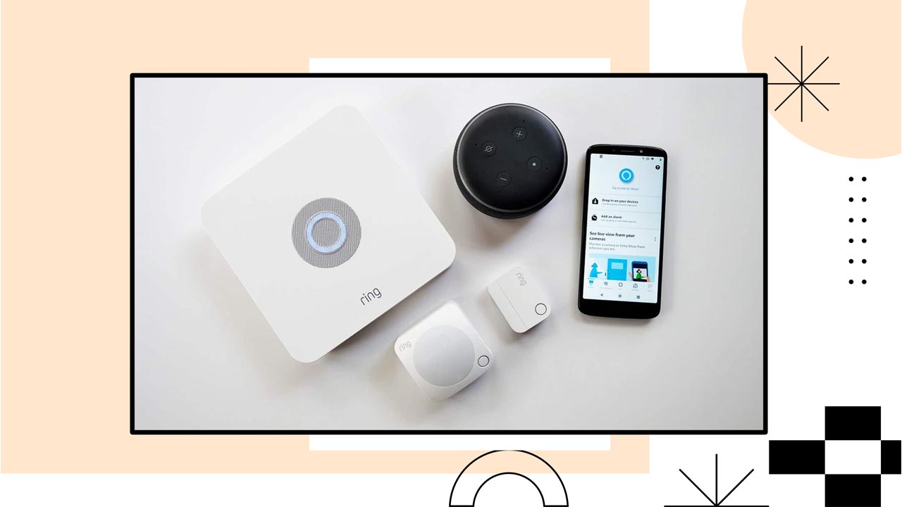 Ring Alarm Security Kit with Echo Dot Bundle. 