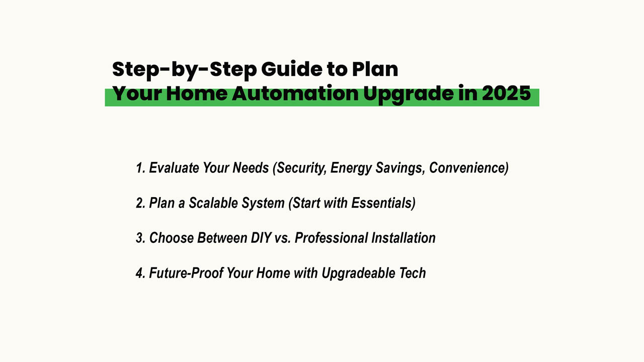 Step-by-Step Guide to Plan Your Home Automation Upgrade in 2025