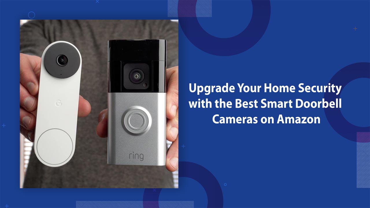 Top-rated smart doorbell cameras available on Amazon, offering enhanced home security with video and smart features.