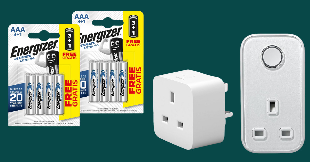 Energizer Lithium Battery Pack vs Amazon Smart Plug Home Security Products