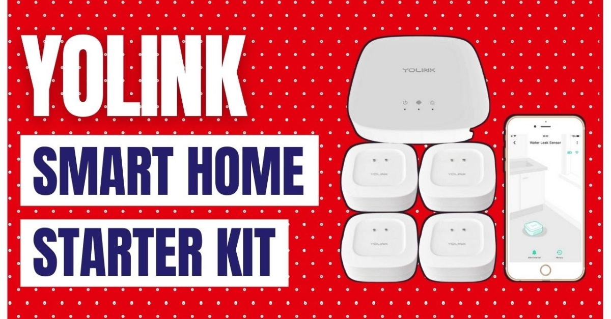 YoLink Smart Home Starter Kit in modern kitchen.