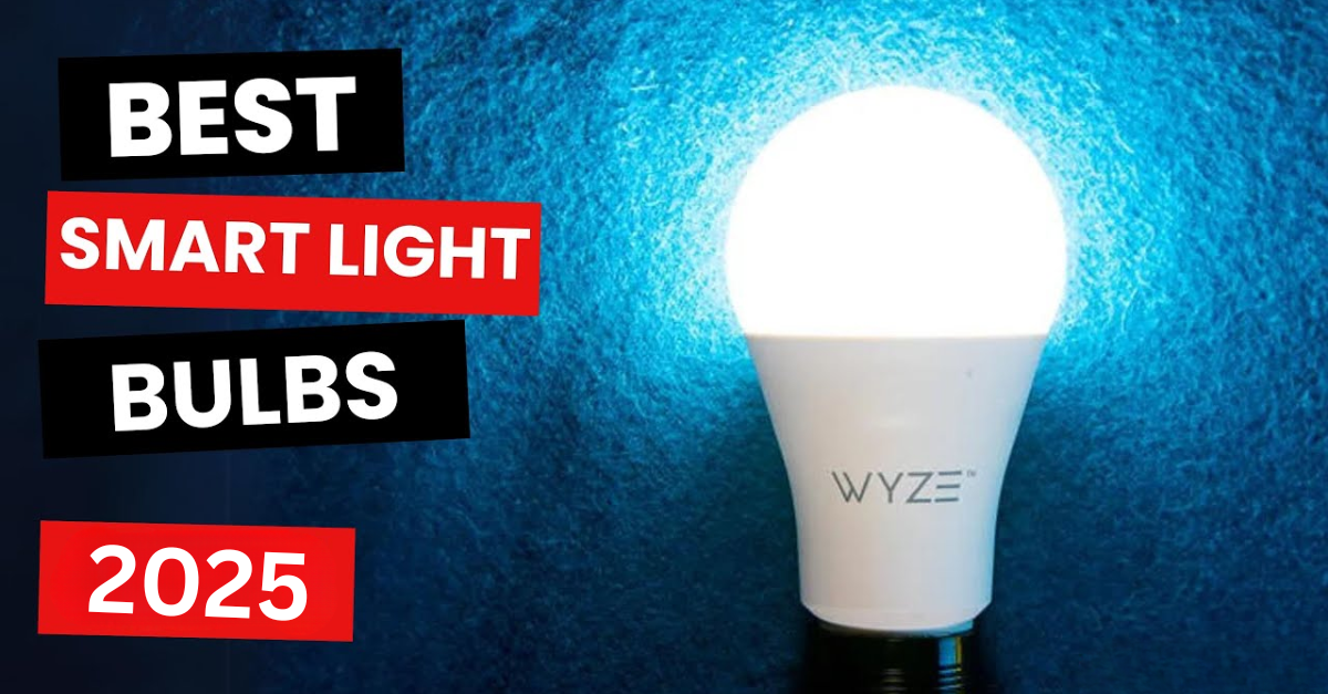 LED Smart Light Bulb in Modern Living Room best LED smart light bulbs