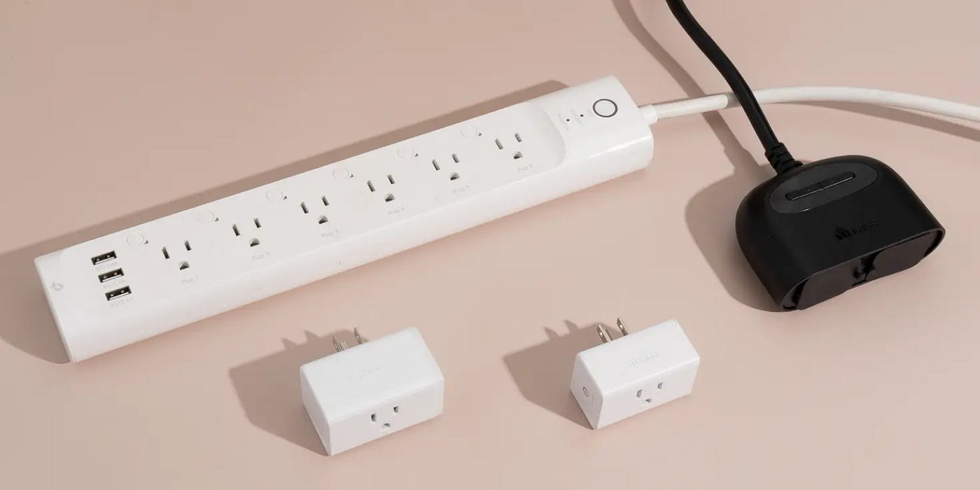 Kasa Smart Plug Power Strip HS300 with 6 AC and 3 USB Ports