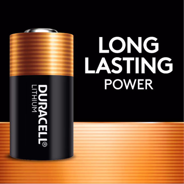 Duracell CR123A 3V Lithium Battery 6 Count Pack