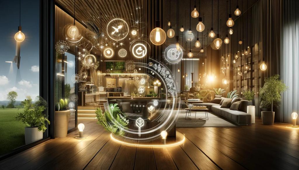 Smart home living room with Philips Hue, Nanoleaf, and LIFX lights creating ambiance.Best Home Lighting 2025