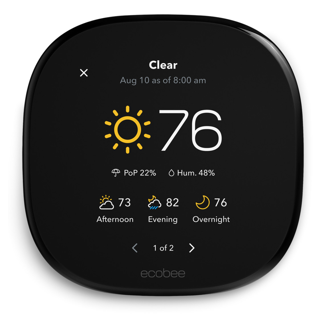 ecobee Smart Thermostat Premium with Smart Sensor