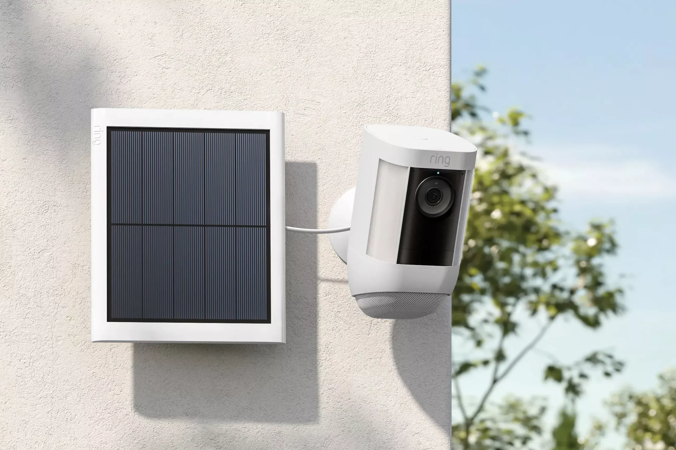 Ring Spotlight Cam Pro Battery-Powered Outdoor Security Camera with 3D Motion Detection