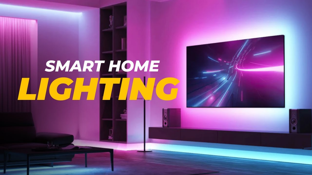 Modern living room with smart lighting in 2025 Best Smart Home Lighting