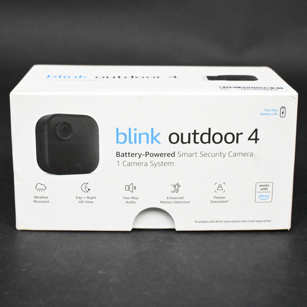 Ring Outdoor Cam Stick Up Cam mounted on wall