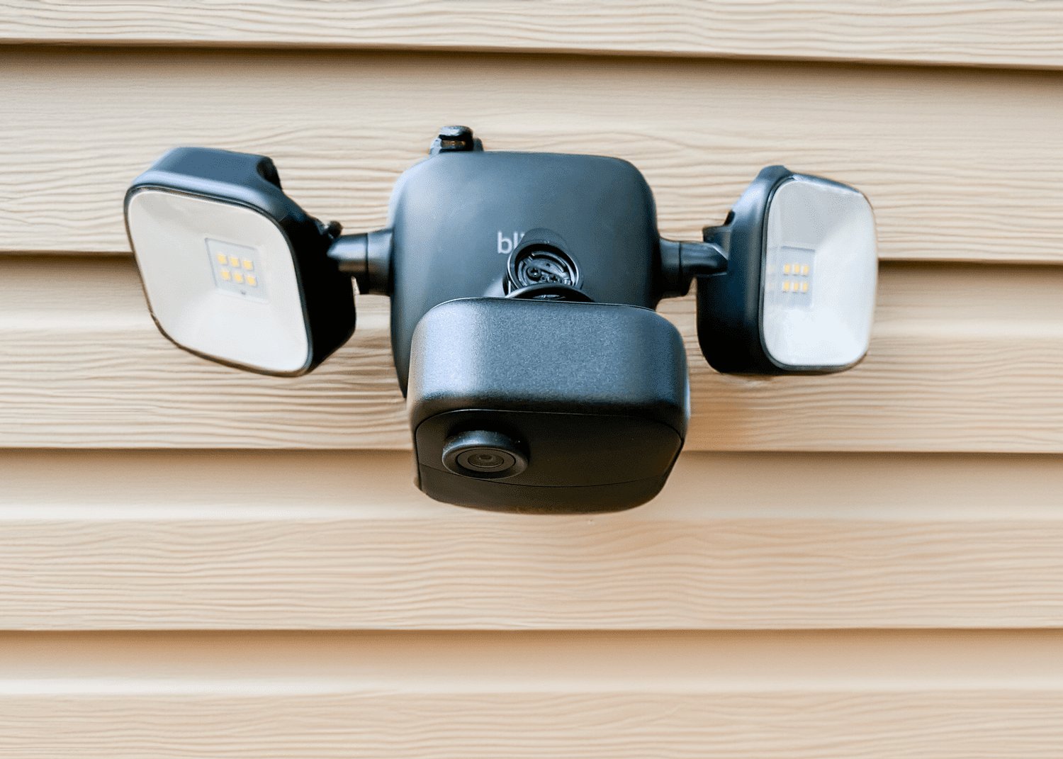 Blink Outdoor 4 Floodlight Camera mounted on a home exterior