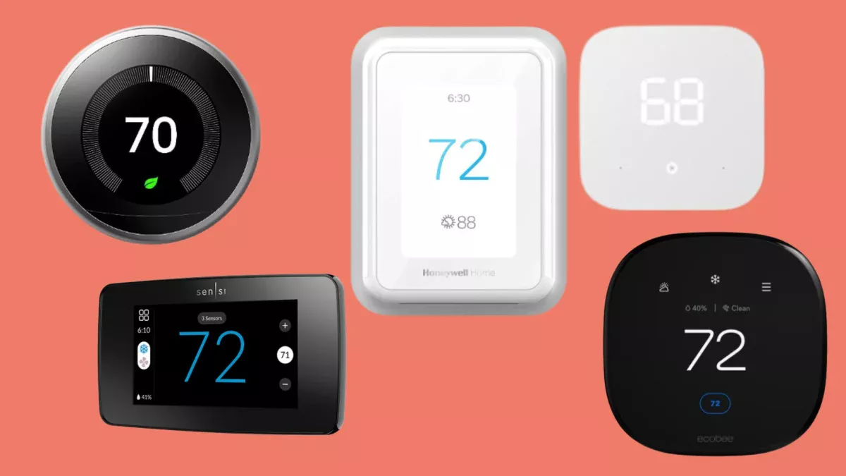 Honeywell Home Wi-Fi Smart Color Thermostat with vibrant touchscreen display.