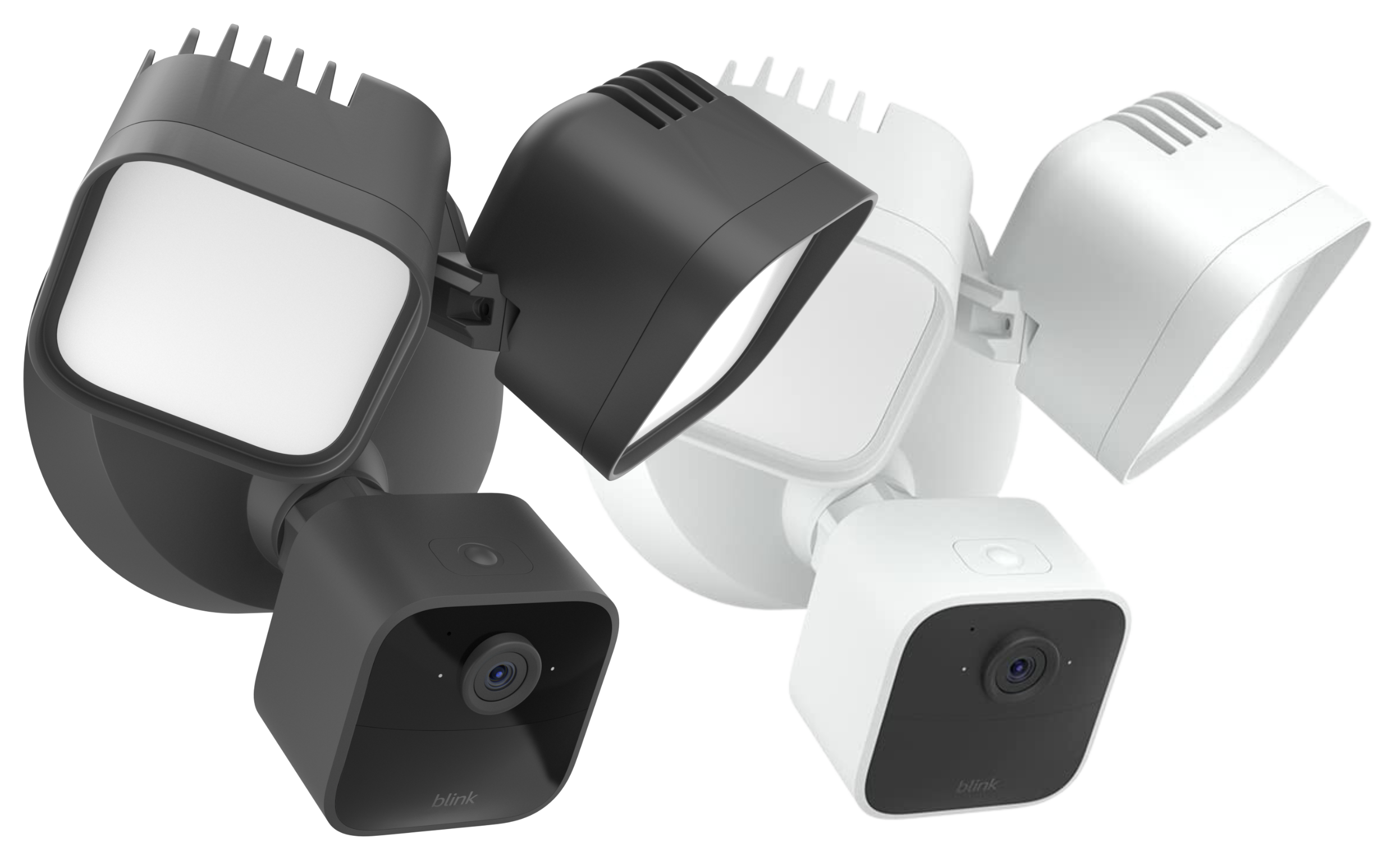 Blink Wired Floodlight Camera installed on home exterior